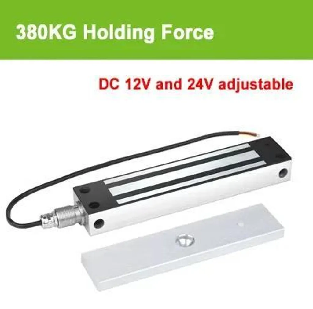 Serrure de porte magnétique étanche 12V 24V avec force de 380kg - SecurX