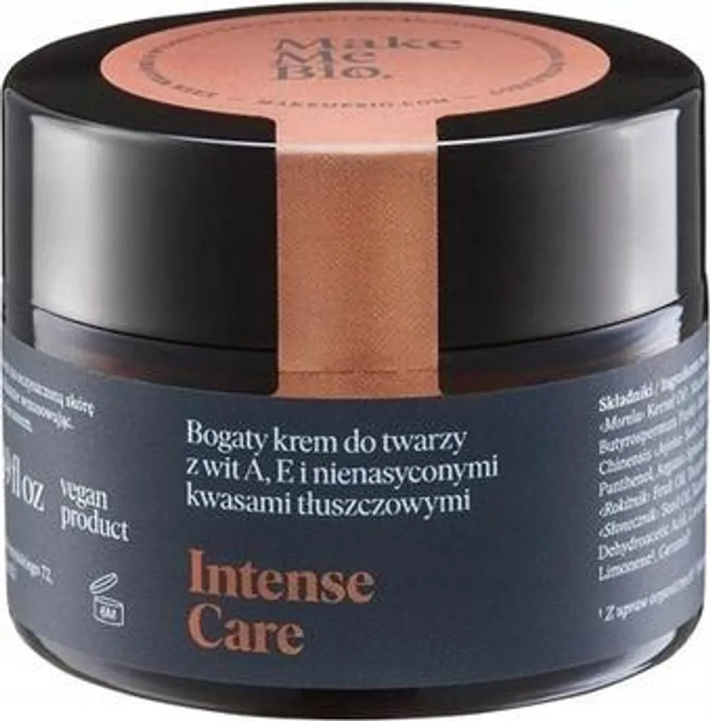 MAKEMEBIO Crème Visage Vitamine A E 50 ml - Protection Antioxydante