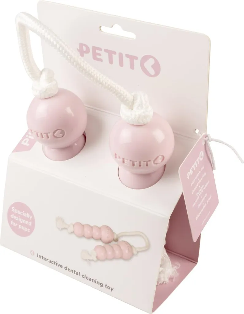 Jouet Chiots Pilou Rose EBI - Petit Format Adapté et Texture Souple - 2