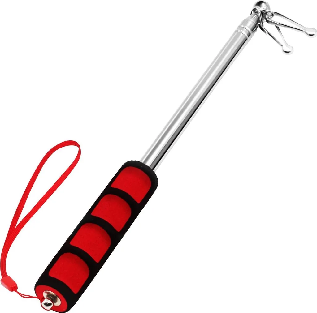 Hampe de drapeau extensible inox 1,5m pour guide touristique et sport