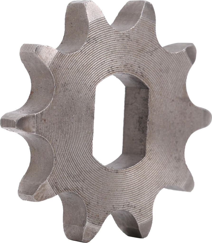 10-Zahn-Stahlkettenrad-Ersatzteil für elektrisches Dreirad, 1,3 x 1,8 cm Innendurchmesser