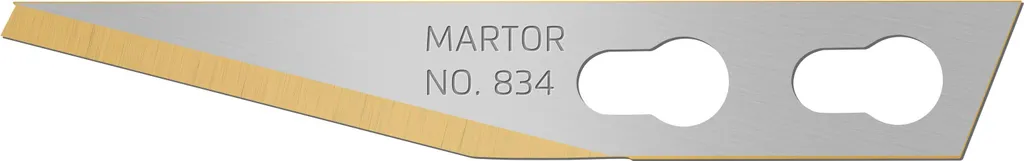 100x Lame Martor 834 per Cutter Grafico - Rivestimento Titanio TiN