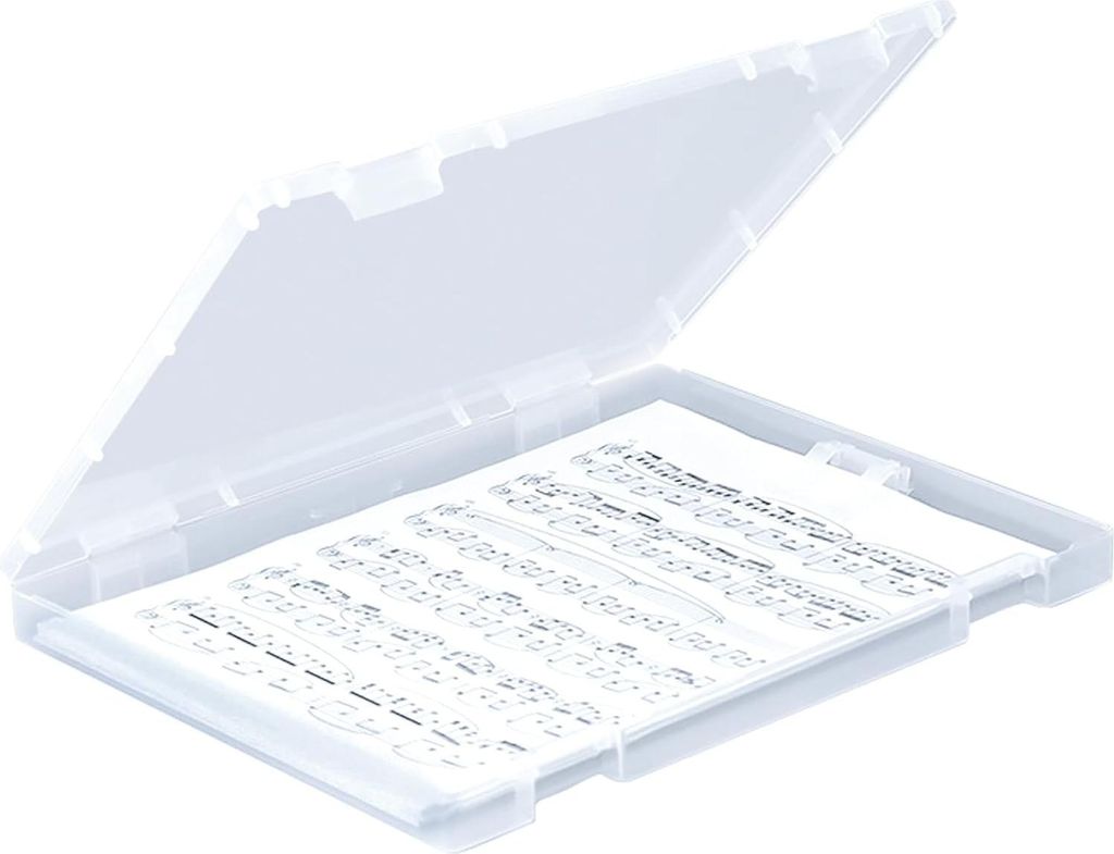 Marte Vanci A4 Kunststoff-Archivbox, transparente Aufbewahrungsboxen, A4-Archivbox, tragbare Dokumentenbox-Organizer für Dokumente, Papier, Fotos,...