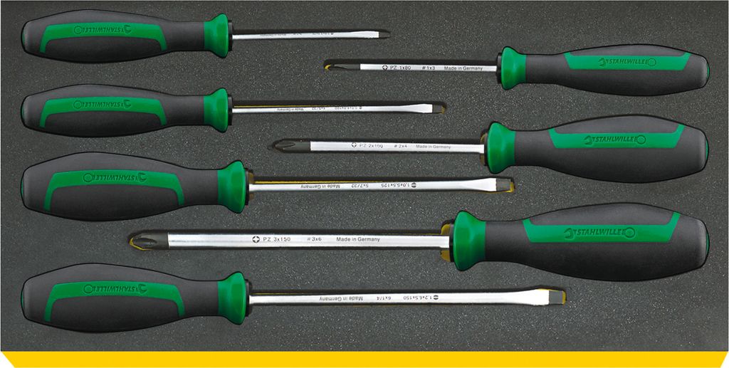 STAHLWILLE Schraubendreher-Satz DRALL+ TCS 4620/4640 7 St.