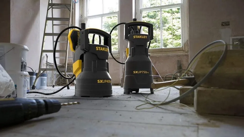 Pompe Stanley Immergée 750 W Haute Pression pour Eaux Sales et Résidus - 7