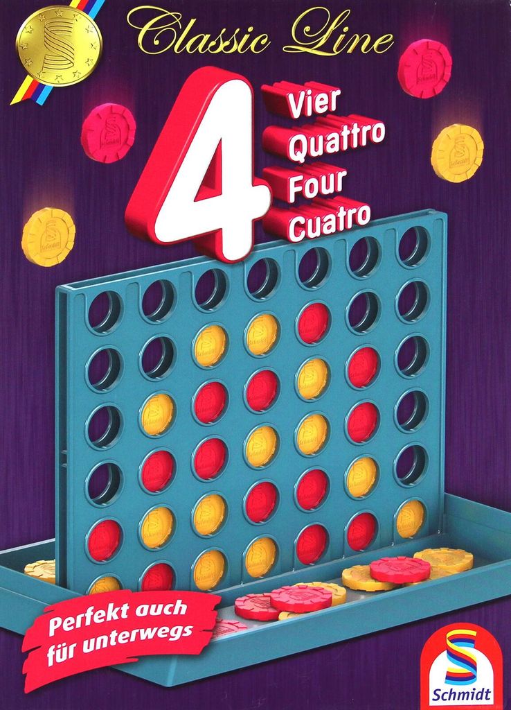 Schmidt Spiele Vier - Classic Line, Brettspiel, Taktisch, 6 Produktbild 
