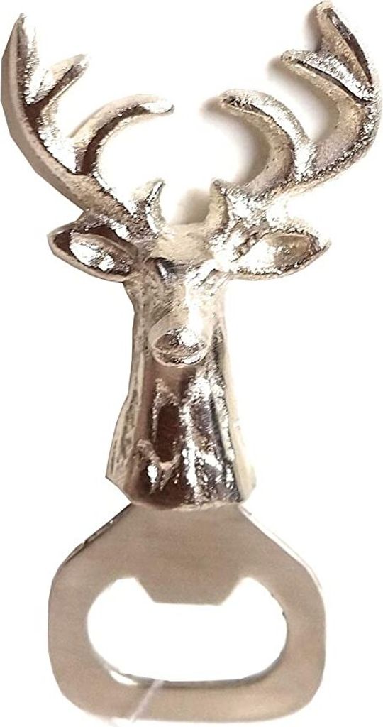 Gilde Flaschenöffner Alu Hirsch Produktbild 