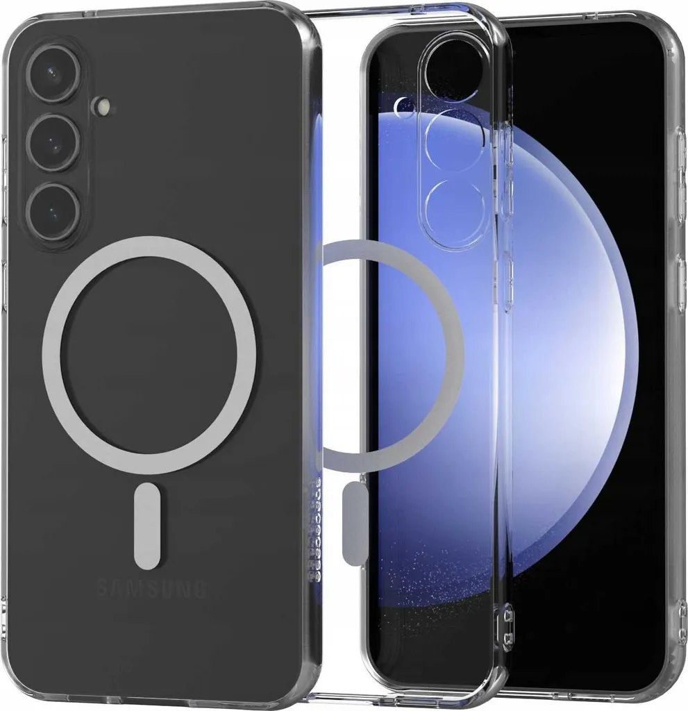 MagSafe SPACECASE Custodia magnetica Mag Clear per Galaxy S23 FE Trasparente