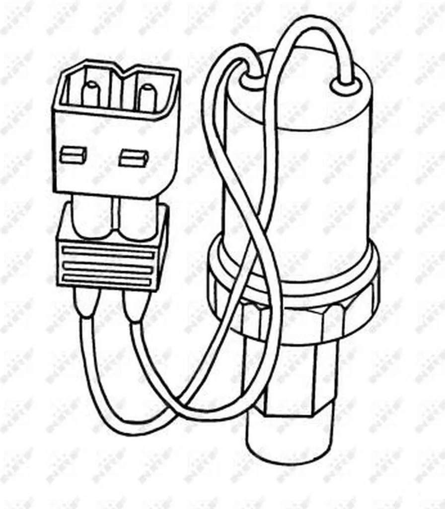 Pressostat climatisation NRF haute précision avec joint pour BMW 3 E90 - 9