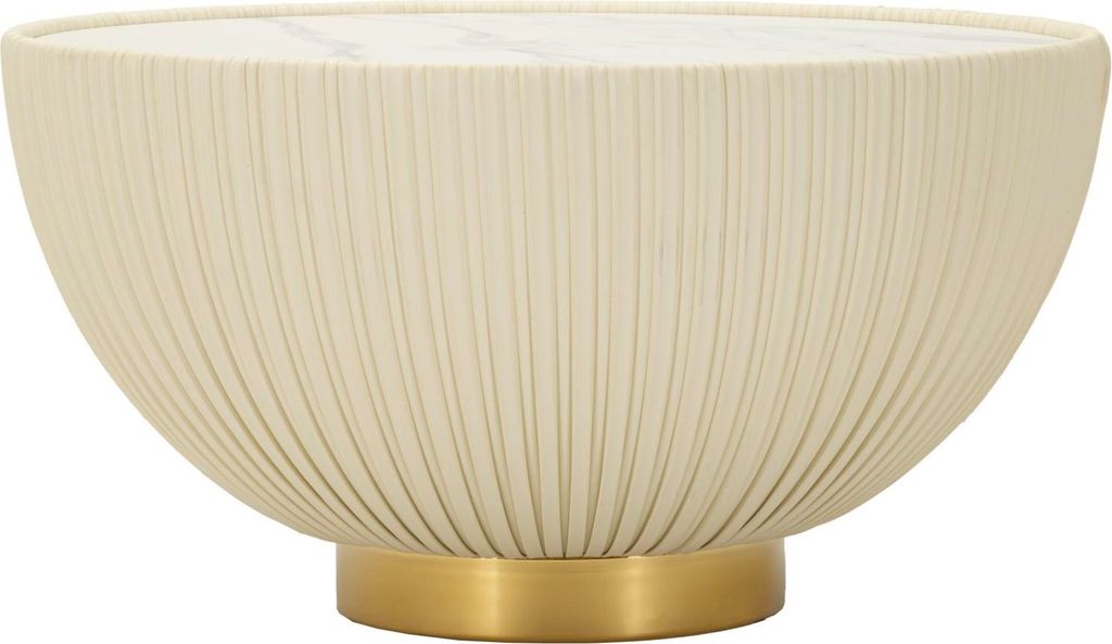 Tavolino 71 x 71 x 38 cm Metallo Vetroceramica Poliestere Immagine del prodotto 