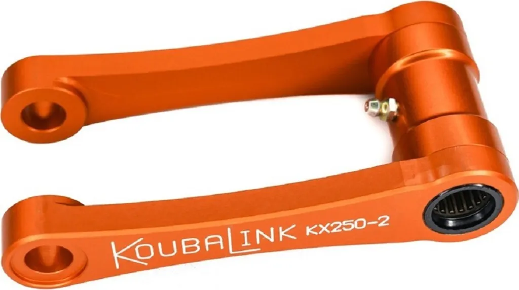 Kit rabaissement 41.3 mm KOUBALINK Orange pour Kawasaki KX250 alu