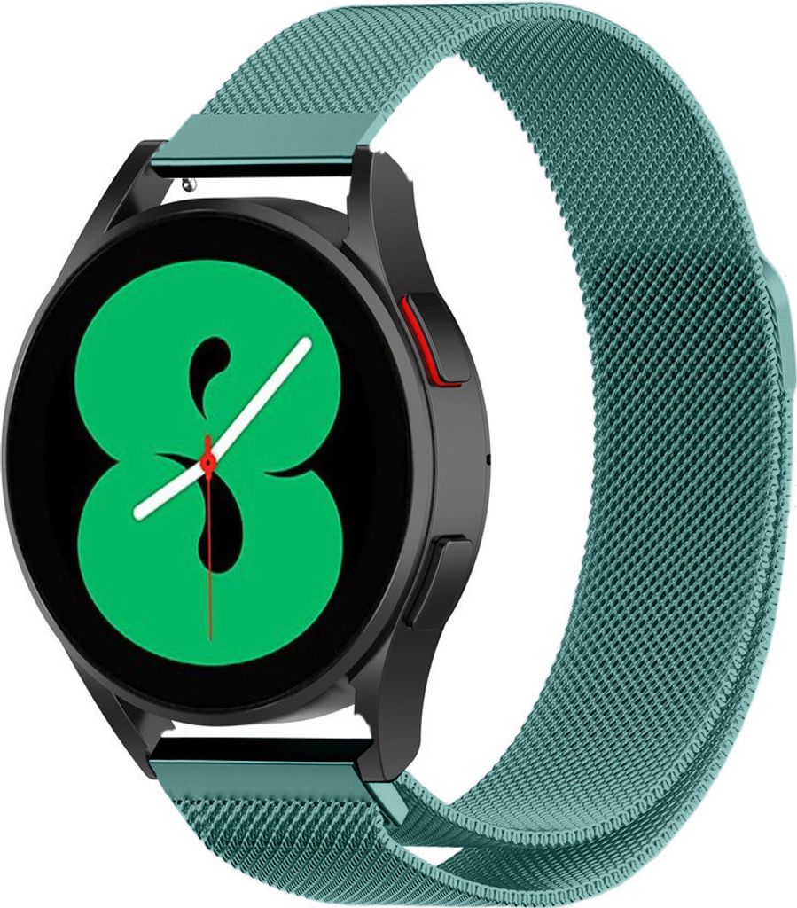 Strap-it Milanese Armband - Kompatibel mit Samsung Galaxy Watch 4 Armband 44mm Edelstahl Armband mit Magnetverschluss - Ersatzarmband - Hochwertige...