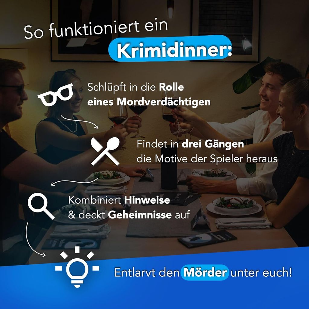 CRIMECASES Krimidinner für 6-8 Spieler: Das letzte Konzert Produktbild 4