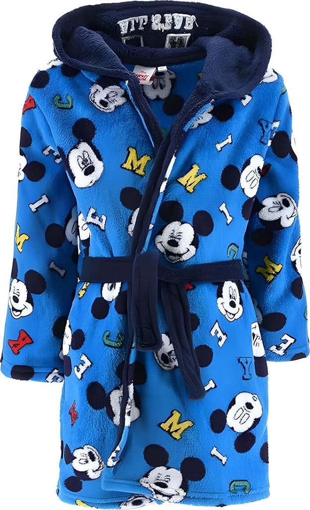 Accappatoio di peluche Disney blu taglia 98 - Topolino/All Immagine del prodotto 