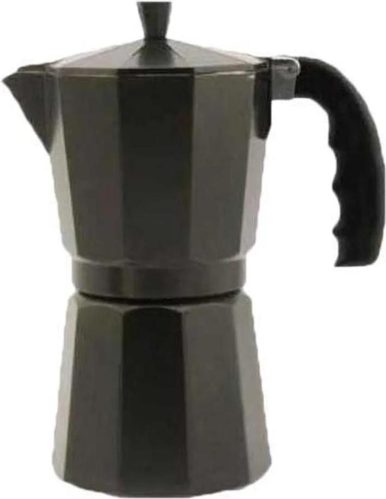 Orbegozo kfn 1210 Kaffeemaschine de Aluminium schwarz - 12-Tassen Fassungsvermögen - ergonomischer Griff - Ventil de Sicherheit - einfache deReini...