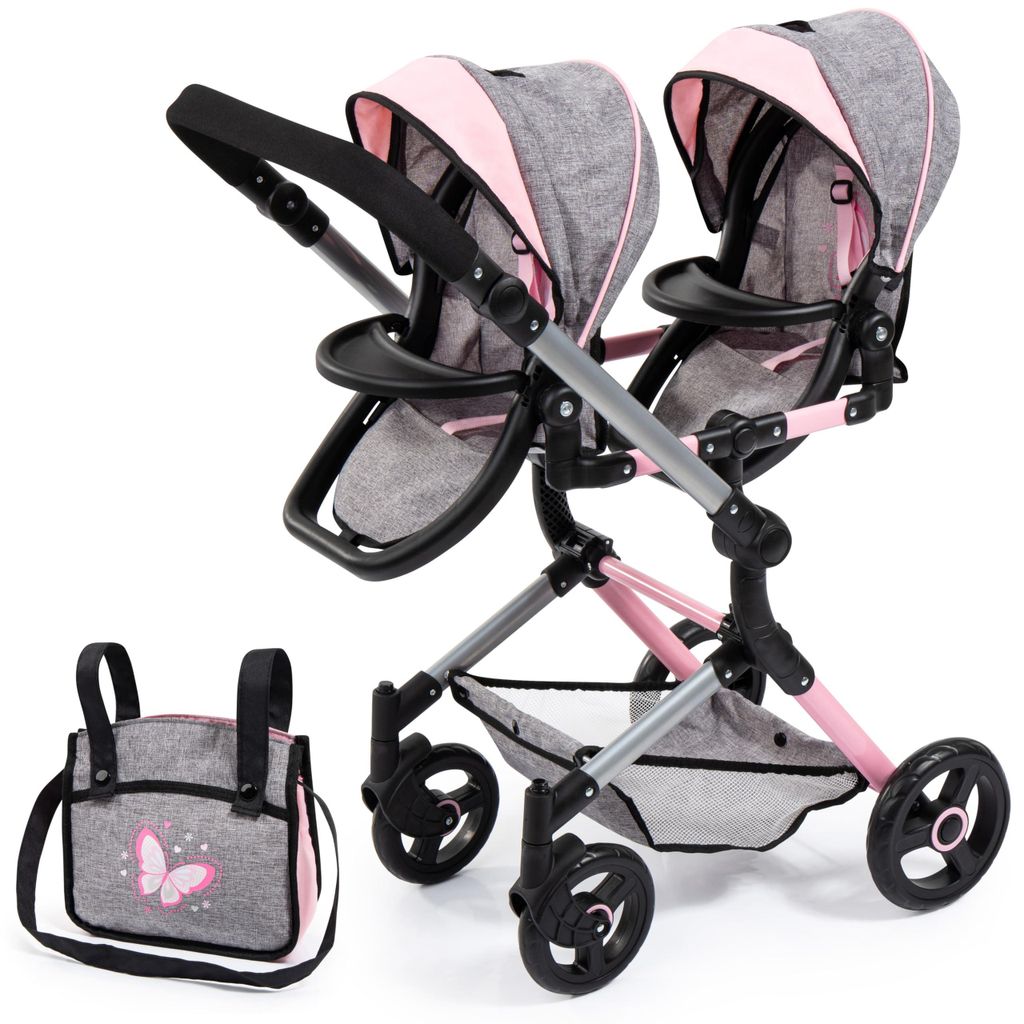 Bayer Design 26233AA Zwillings-Puppenwagen Twin Neo mit Produktbild 