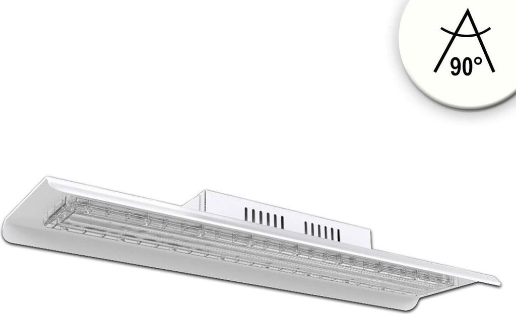 ISOLED LED Hallenleuchte Linear SK 100W, IK10, IP65, neutralweiß, 90°, 1-10V dimmbar