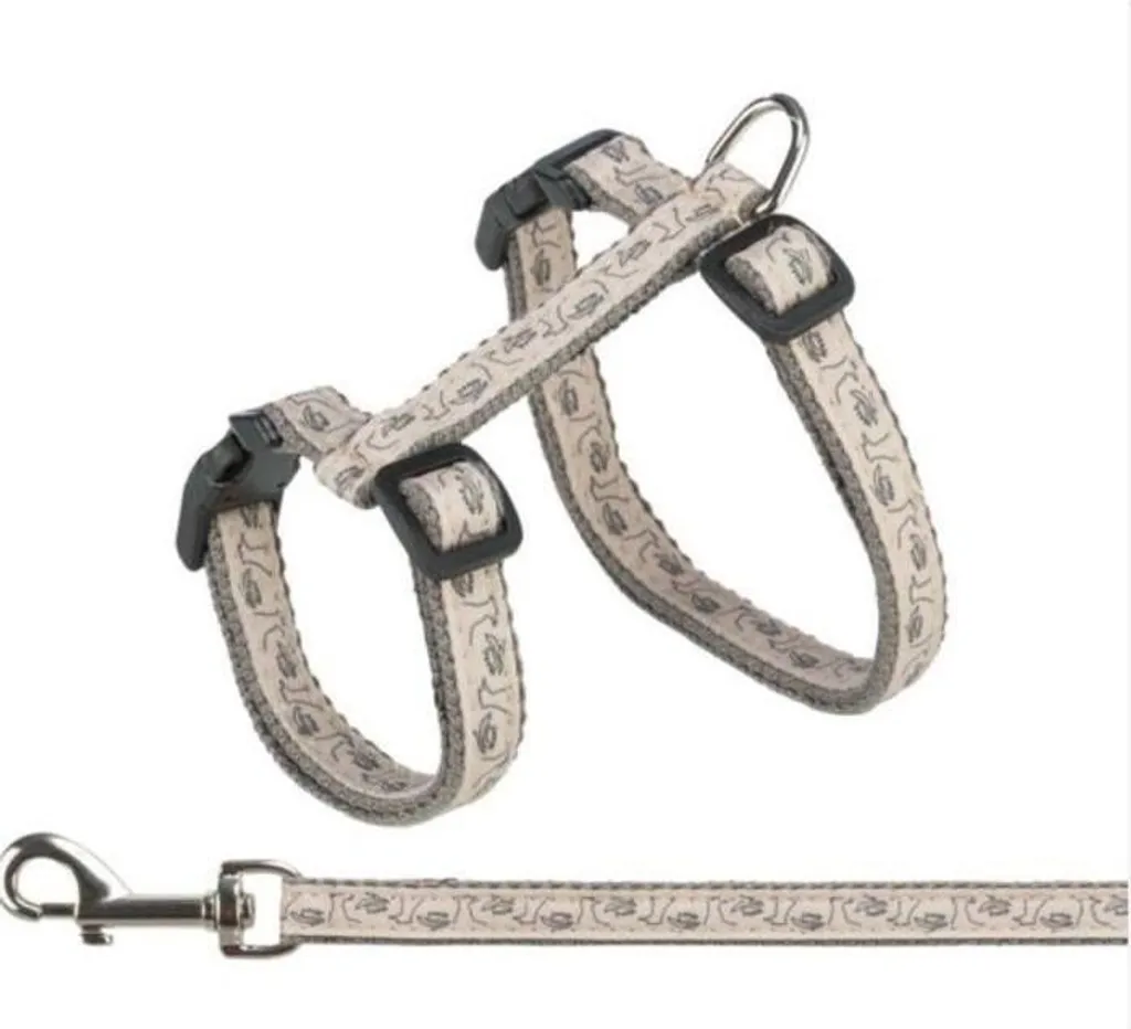 Pettorina Gatto TRIXIE Nylon Anti-Fuga | Regolabile 27-45cm + Lead