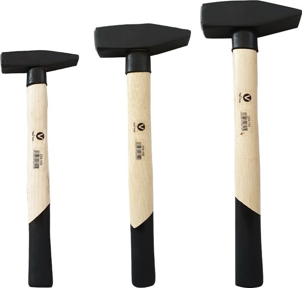 Schlosserhammer Werkstatthammer Hammerset 3 tlg Set 200/800/1000g