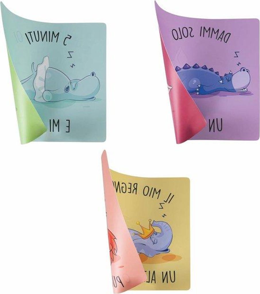 Quadratische Doppelseitige Placemats Set von 6