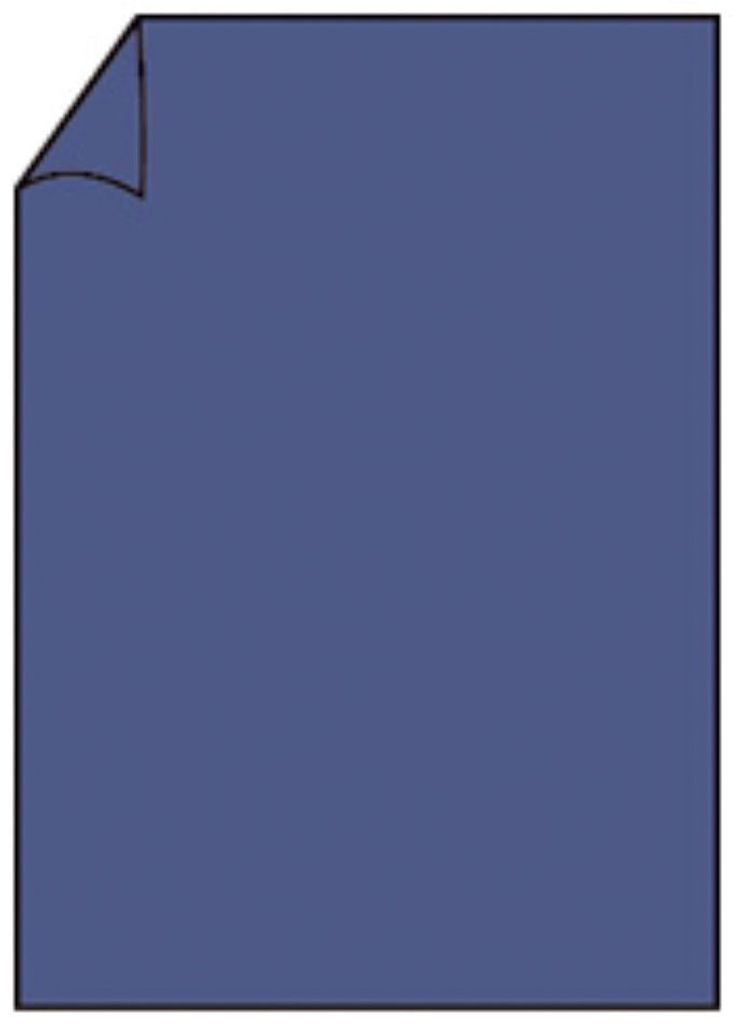 Rössler Papier 220701590 Coloretti Briefbogen - A4, 80g, 10 Blatt, jeans