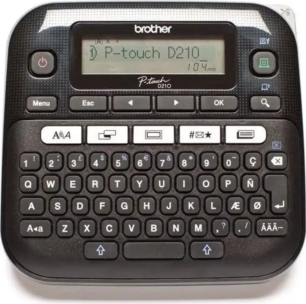 Brother PT-D210VP, QWERTY, Wärmeübertragung, 180 x 180 DPI, Produktbild 
