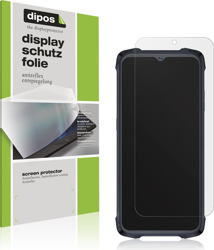 4x Schutzfolie für Cubot KingKong 9 matt Displayschutzfolie Produktbild 
