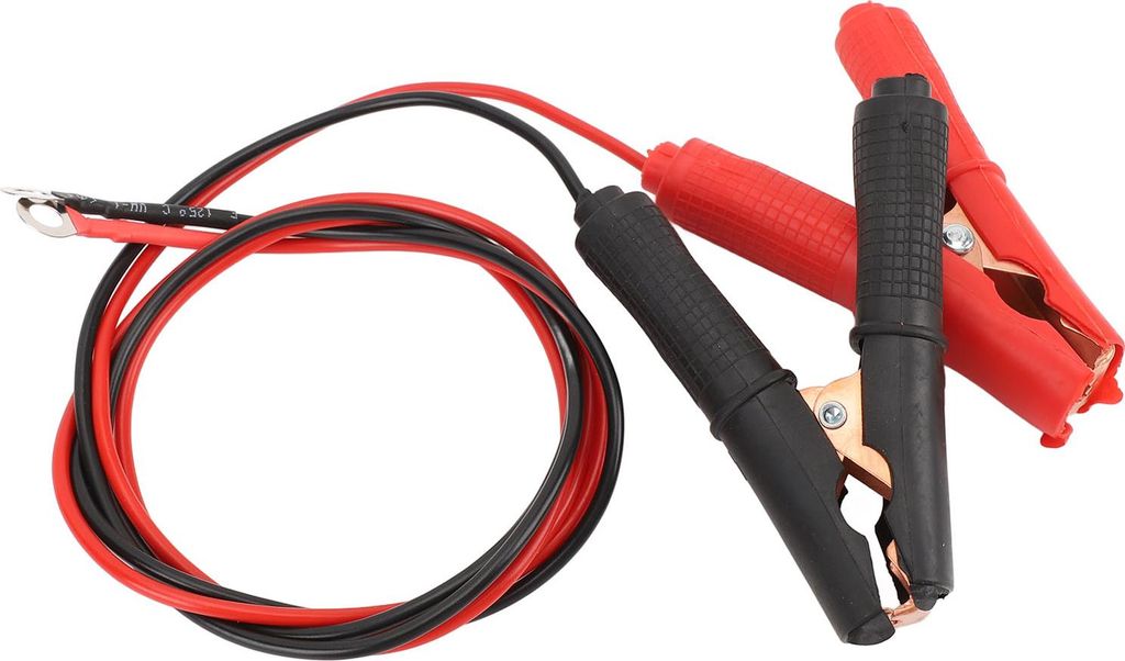 2 Pack -Booster -Jumper -Kabel 3.28ft 30a mit 6 mm Kupferterminal ausgezeichnete Leitfähigkeit für das Ladegerät für die Autobatterie