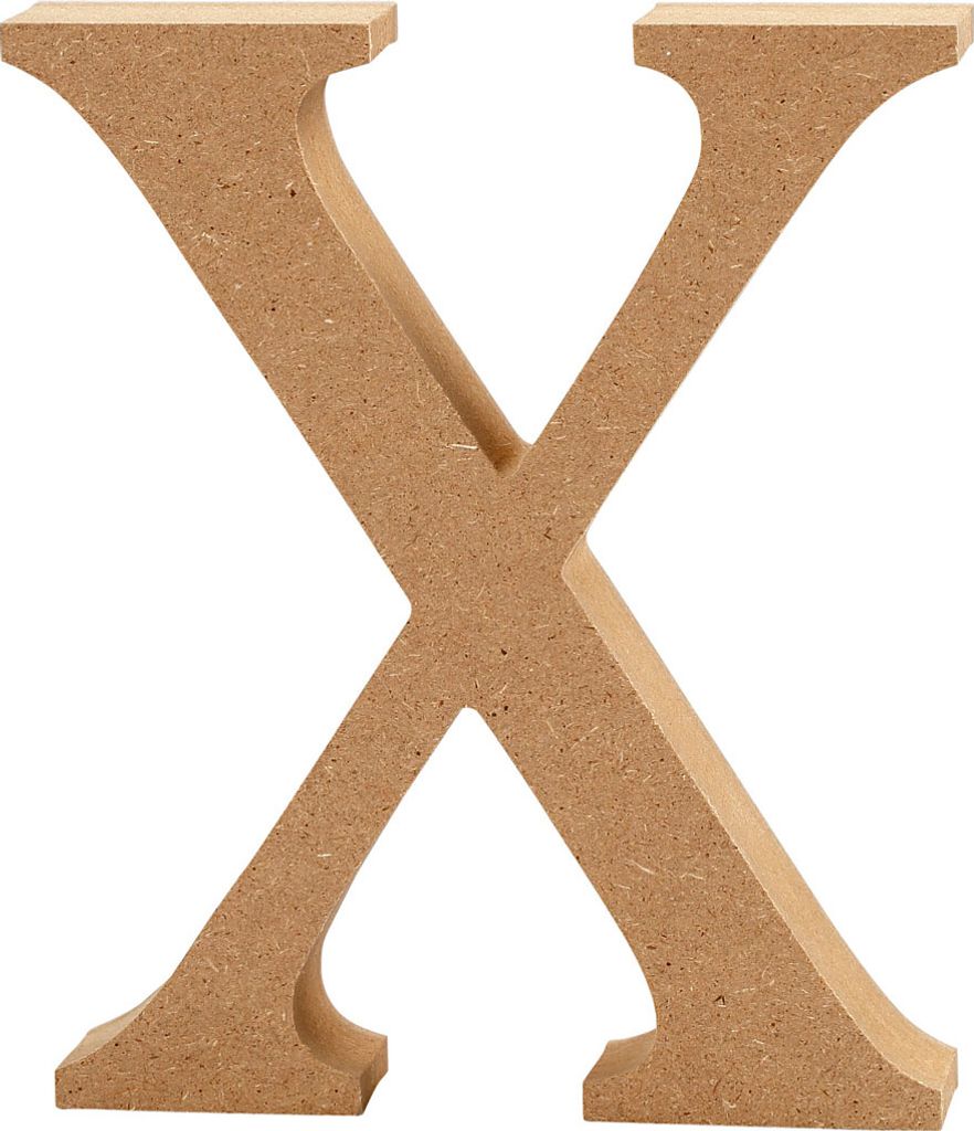 Creativ Company Letter X MDF 13cm, 1. Produktbild 