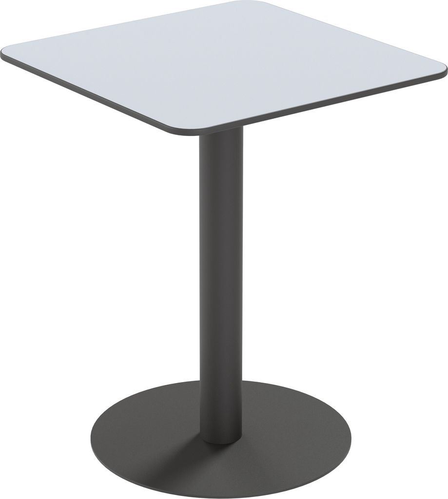 PAPERFLOW Gartentisch CROSS grau quadratisch 60,0 x 60,0 x 75,0 cm