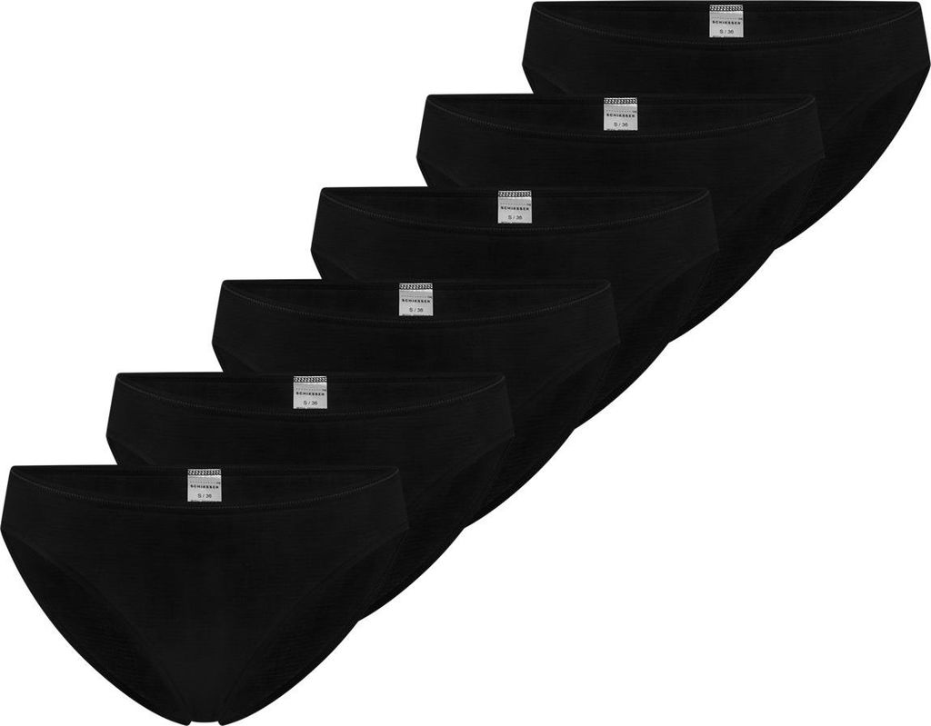 Schiesser 6er Pack Modal Essentials Tai Slip Weicher, feiner Bundgummi mit Glanzgarn-Details, Formstabiles, temperaturausgleichendes Material, Soft...