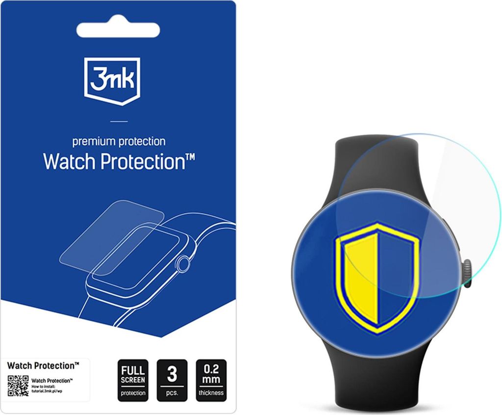 Schutzfolie für Google Pixel Watch 4 45mm, 3mk Watch Produktbild 