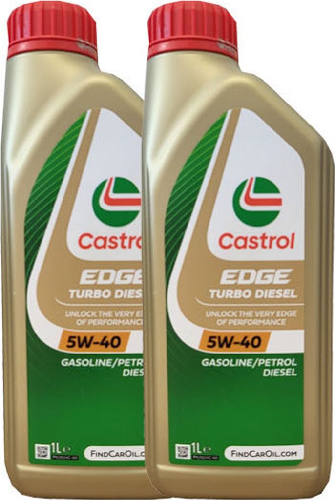Castrol Edge Turbo Diesel 5W-40 2X 1 Liter
