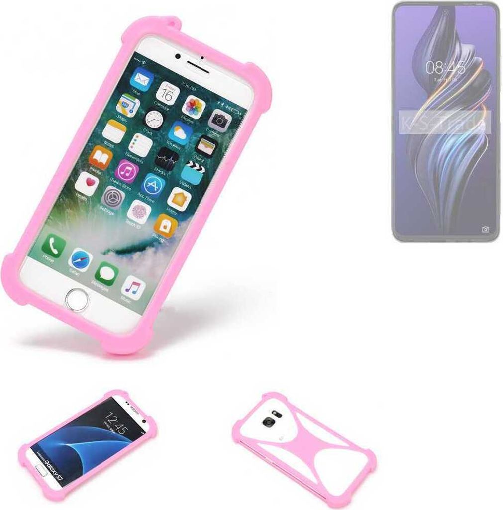 K-S-Trade Handy Hülle kompatibel mit Tecno Pova 3 Schutz Hülle Bumper Silikon Schutz Hülle Cover Case Silikoncase Silikonbumper TPU Softcase