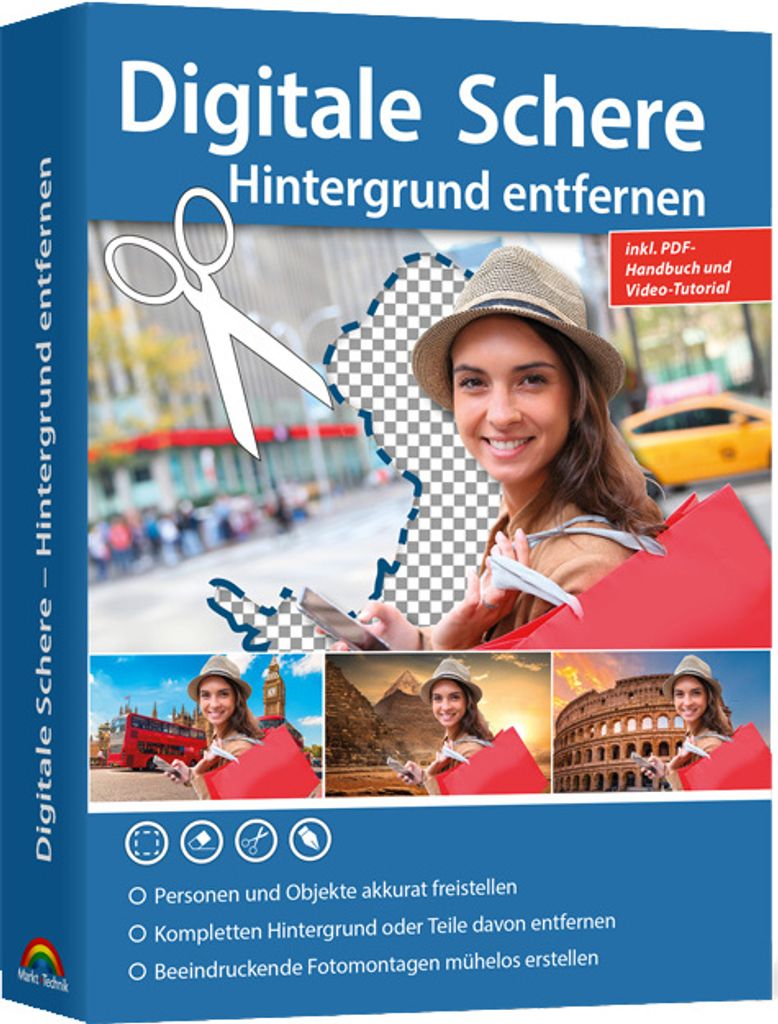 Hintergrund entfernen - Digitale Schere - Personen und Produktbild 
