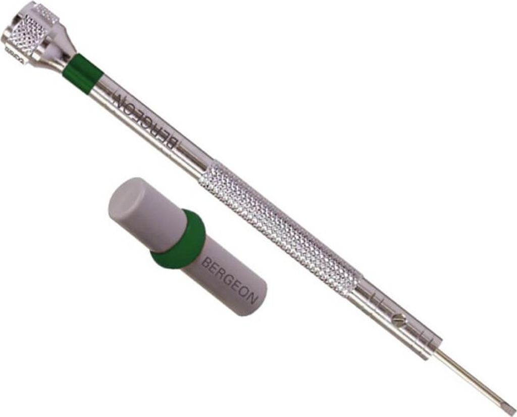 Bergeon 30080-J Feinmess-Schraubendreher mit Ersatzklingen 2 00mm