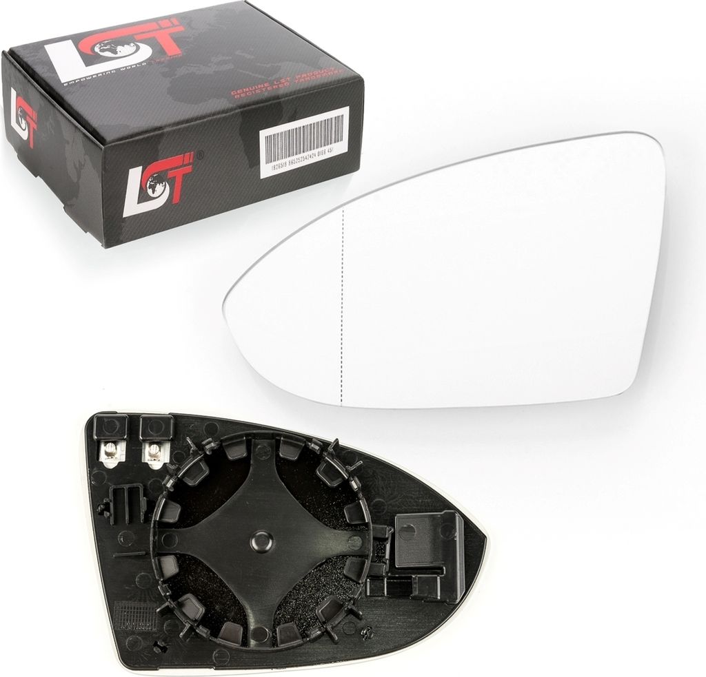 Spiegelglas Außenspiegel beheizbar asphärisch links für VW Golf VII 7 Touran 5T