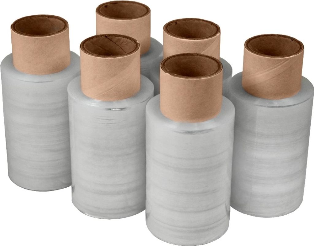 160 Rollen Mini Stretchfolie Stretch Wickelfolie 20 my 100mm x 150m transparent