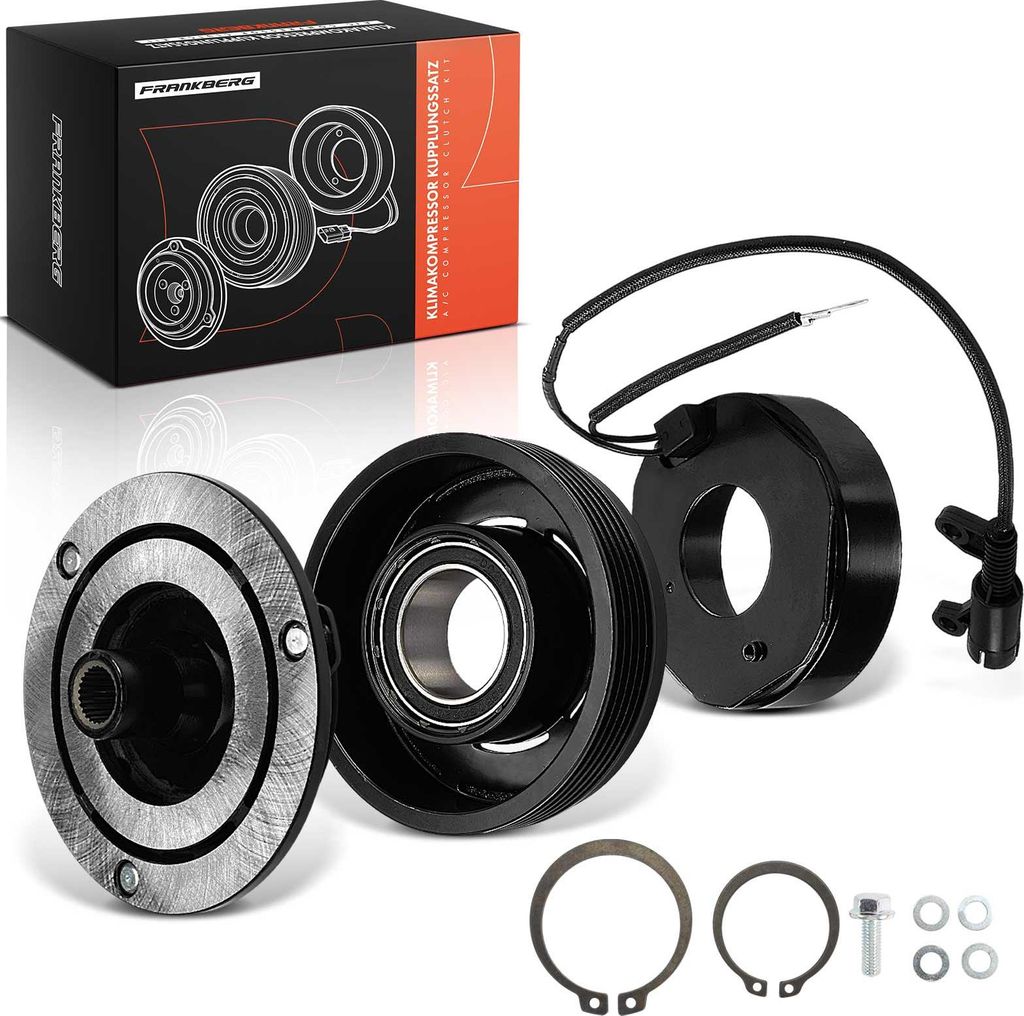 Frankberg 1x Magnetkupplung Klimakompressor für BMW 3er E46 3er Compact 3er 5er E39 7er E38 X5 E53 Z8 E52 1995-2007