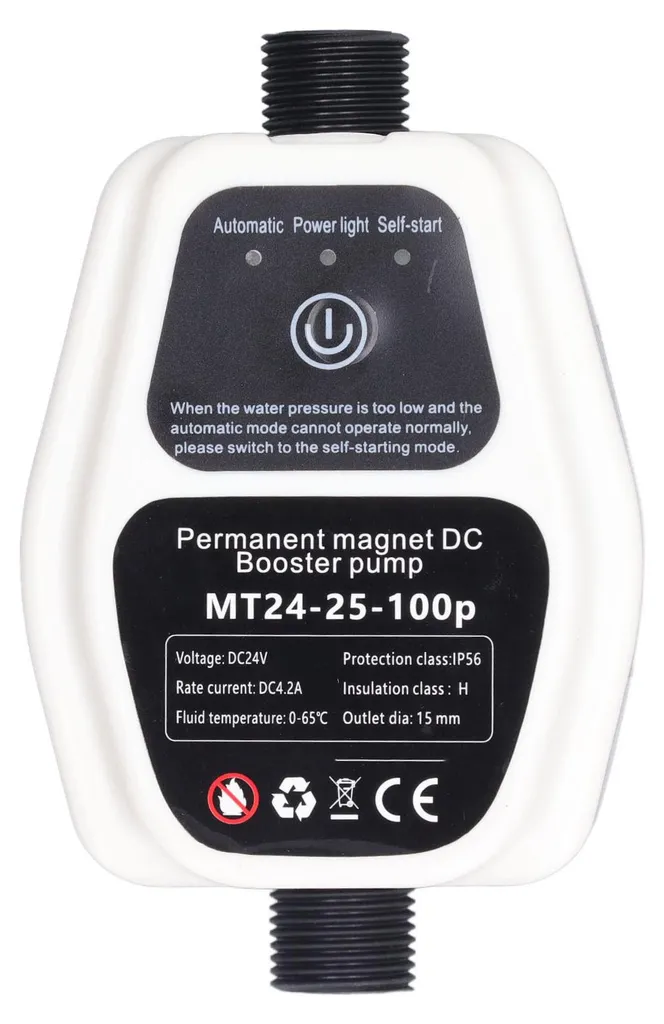 Problème de débit d'eau ? Pompe de surpression 24V automatique 100W