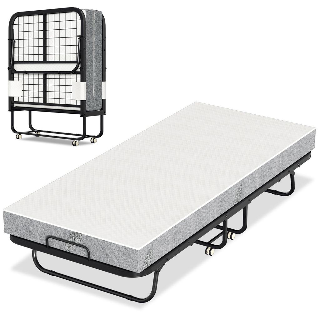 Peviasot Faltbares Gästebett 90x200 cm mit 13 cm Produktbild 