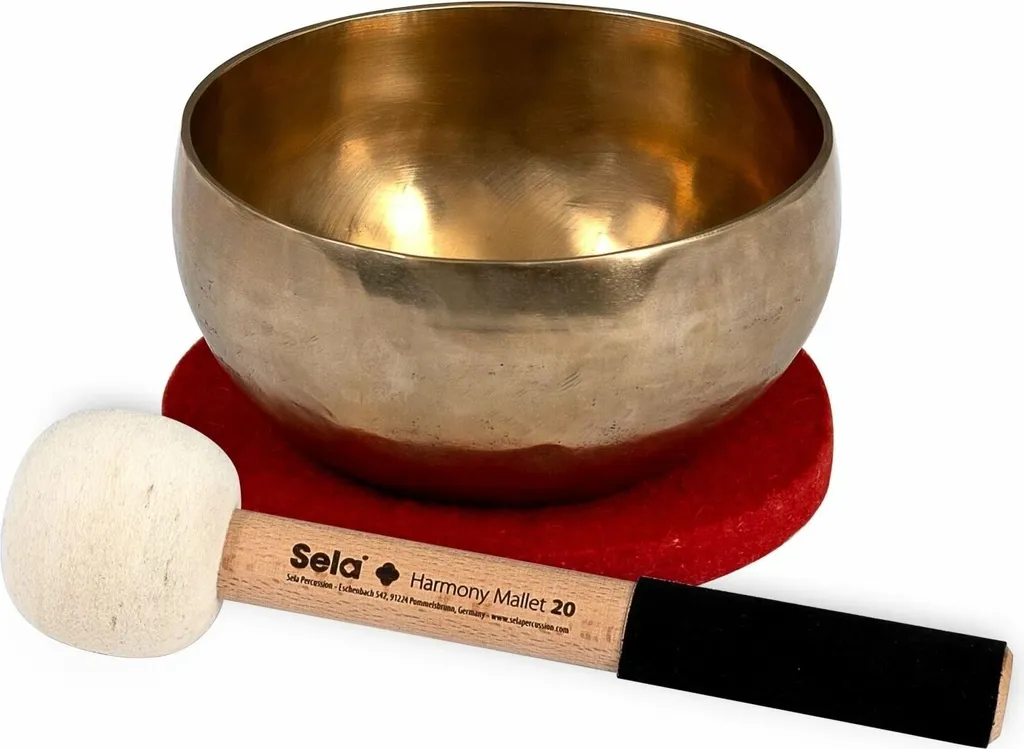 Bol chantant Harmony 15 cm en alliage martelé à résonance longue