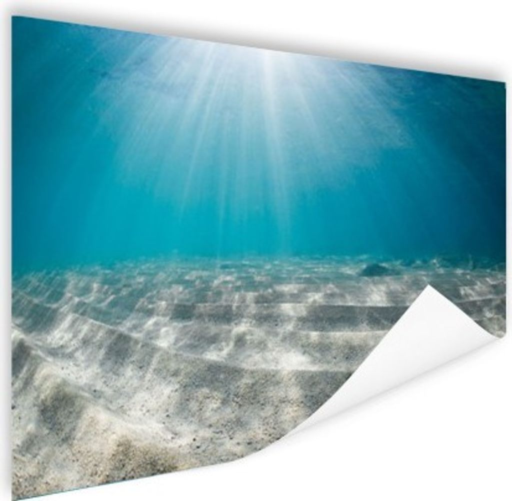 MuchoWow Poster Sonnenlicht auf dem Meeresgrund 90x60 cm - Schlafzimmer