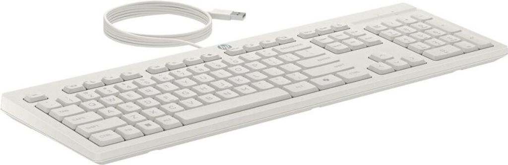 HP 225 Kabelmaus und Tastatur G2 Kaschmir Weiß Englisch Produktbild 