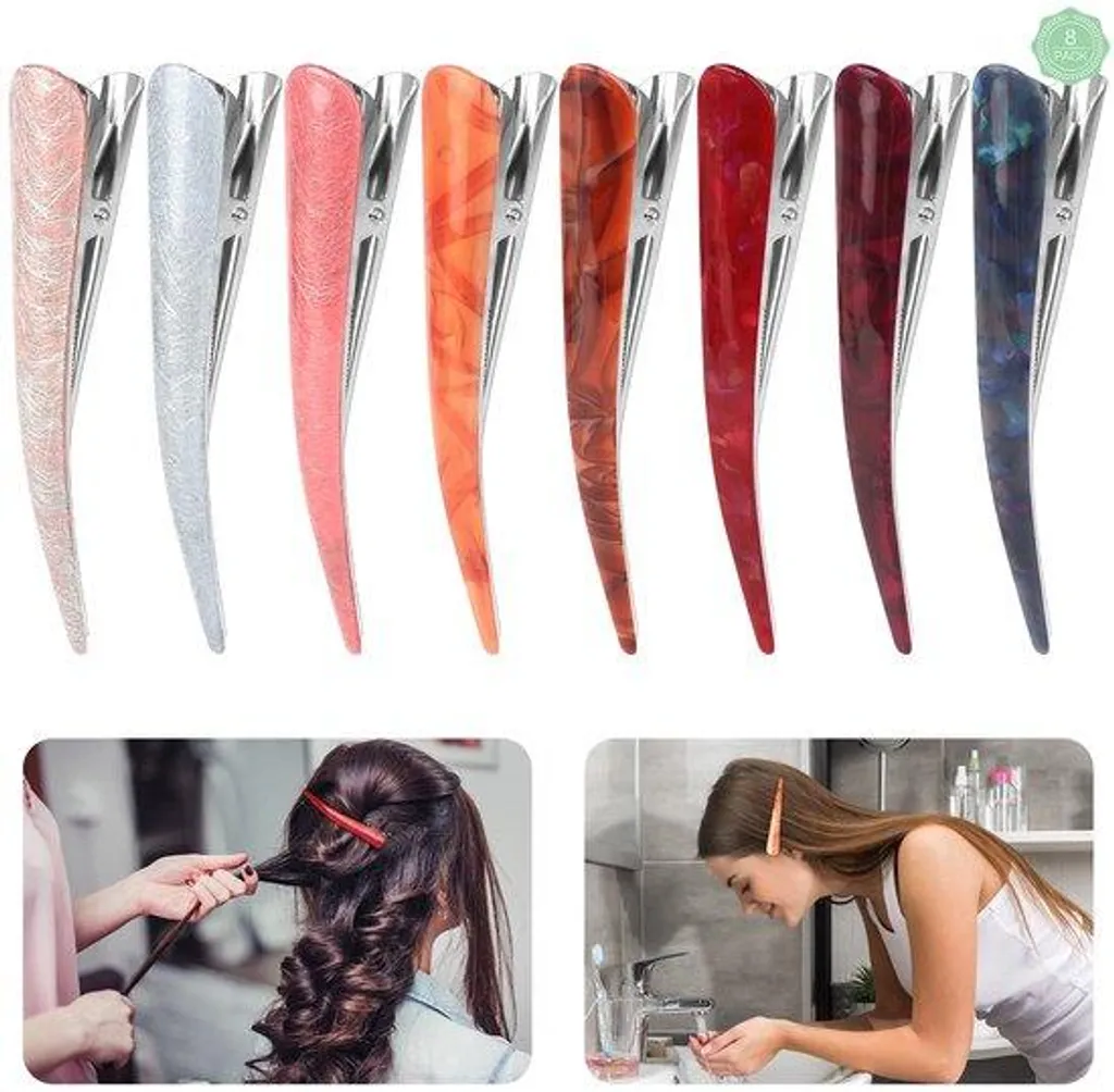 Accessoires de coiffure épingles blanches lot de 12 pour maquillage