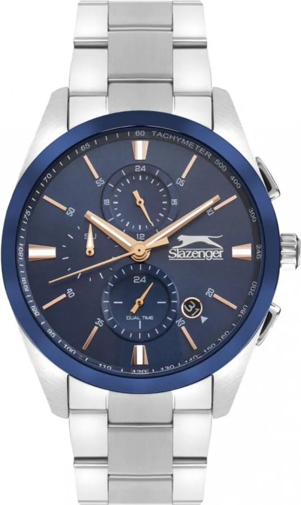 Orologio da uomo SLAZENGER SL.09.2215.2.04 in blu navy per un regalo alla moda.