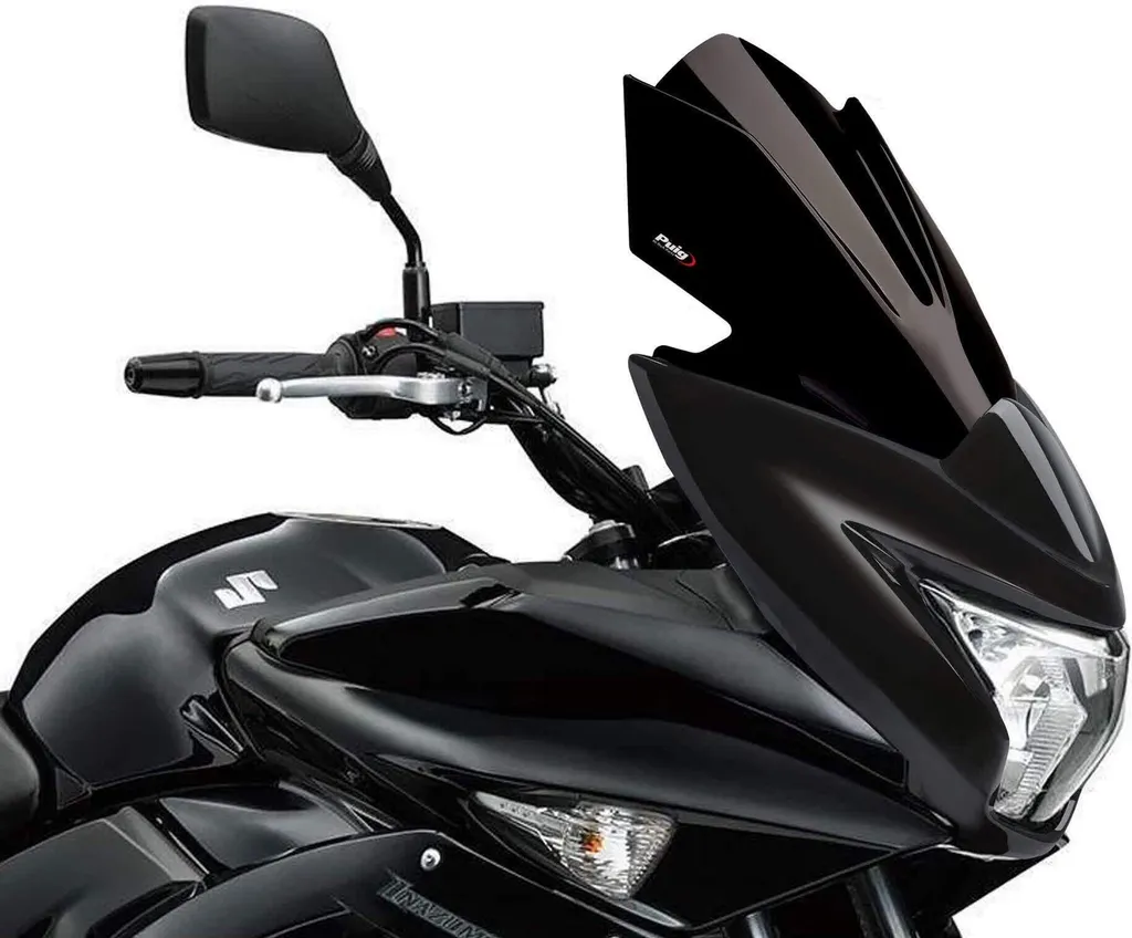 Bulle Puig Z-Racing Suzuki Inazuma Noire - Écran Racing ABE Homologué
