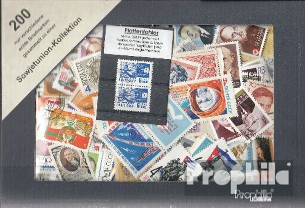 Briefmarken Sowjetunion 200 verschiedene Marken
