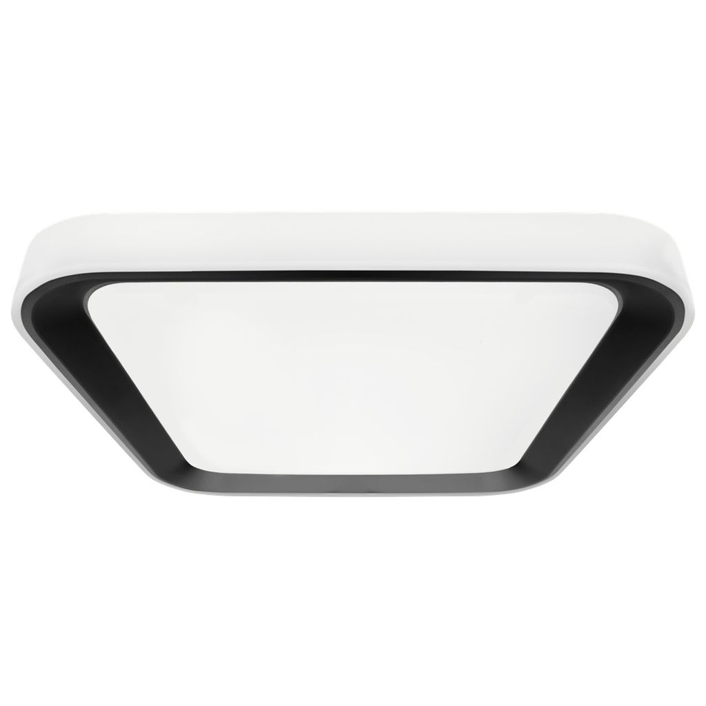 LED Deckenleuchte schwarz 50x50cm QUADRO Milagro 7932