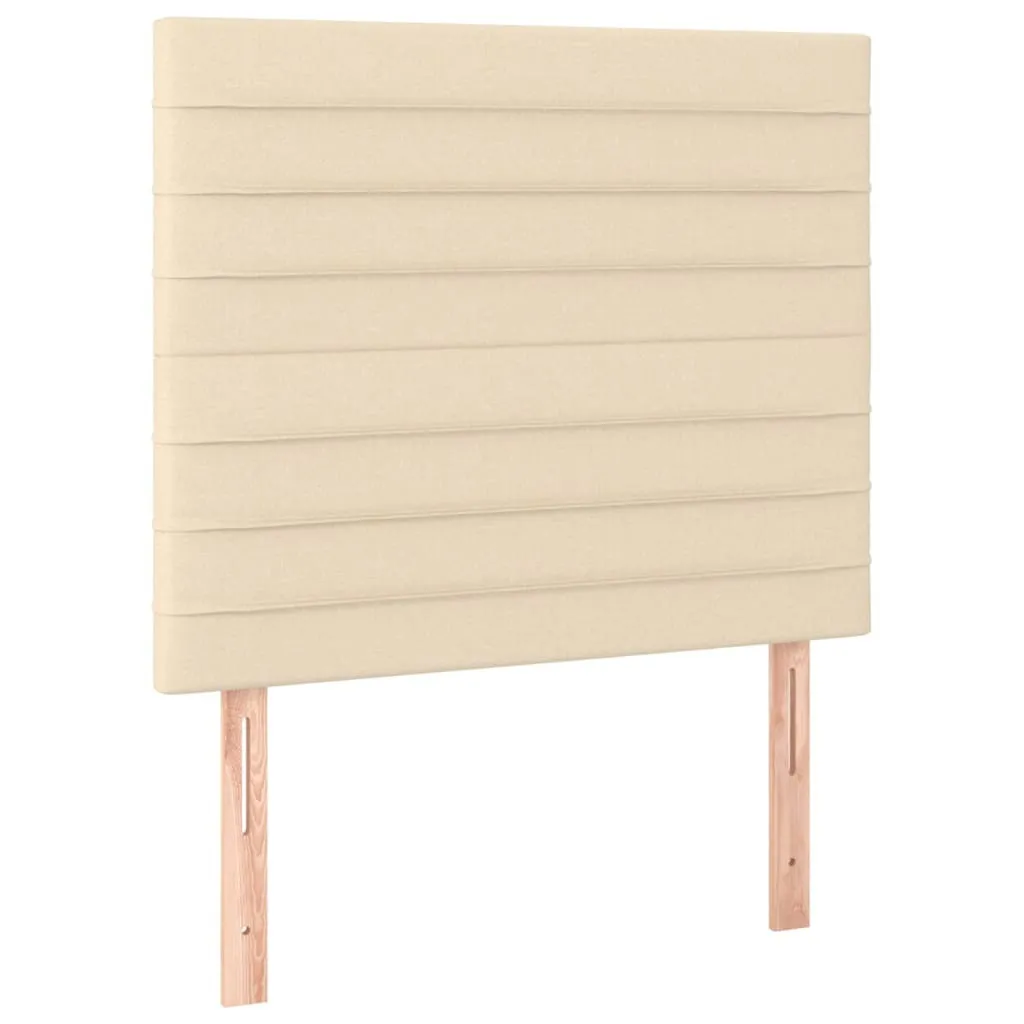 SYFAX™ Testiera Crema 80x5x118/128 cm Tessuto